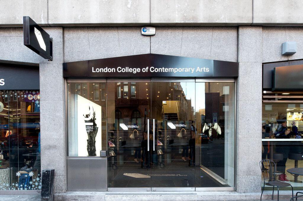 Design studier i london på LCCA - Ingång
